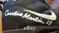 Curtis Martin HOF Signed GAME USED Cleat New York Jets New England Patriots