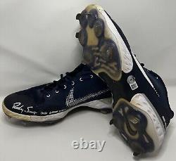 DANSBY SWANSON AUTO SIGNED 2021 GAME USED PAIR CLEATS ATLANTA BRAVES BAS Cert