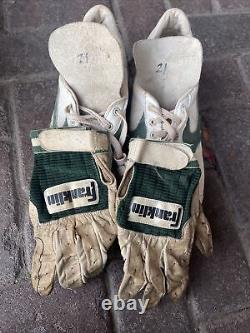 DWAYNE MURPHY Mizuno baseball cleats Gloves Game Used 1980s Oakland A's