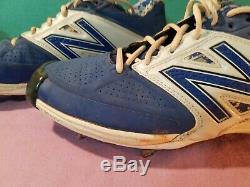 Danny Duffy Game Used Cleats Signed GU Kansas City Royals KC Royals Autograph