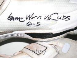 Darius Vines Atlanta Braves Game Worn Used Acuna Jr 40/70 Club Nike Cleats