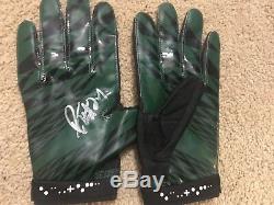 Darrelle Revis Game Used Custom Signed Gloves & PE Team Issued Nike Cleats Jets
