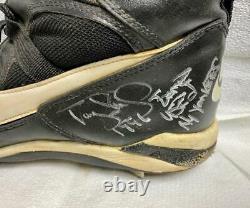 Darryl Strawberry Signed Game Used 1996 NY Yankees Cleats with Certificate