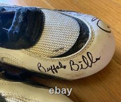 Darryl Talley Autographed Buffalo Bills Game Used Cleats