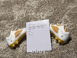 Davante Adams Auto Signed Game Used Custom Jordan 5 Pe Promo Cleats Photos Coa