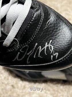 Davante Adams Auto Signed Practice/game Worn Custom Jordan 5 Pe Promo Cleats