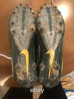 Davante Adams Signed Game Used Cleats