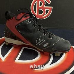 David Ortiz Autographed Boston Red Sox Game Used Cleat Signed Steiner GU