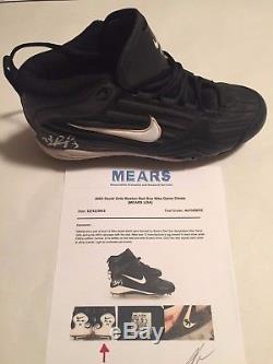 David Ortiz Autographed Game Used Cleat Size 12 PSA/DNA and MEARS LOA