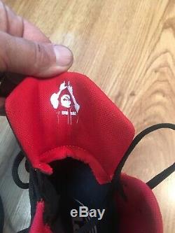 David Ortiz Game Used Cleat Photo Matched 500th Red Sox Double June 3,4 2016