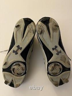 Delmon Young Game Used MLB Baseball Cleats