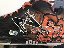Dereck Rodriguez MLB Rookie Game Used Cleats Authenticated By MLB And WPJSA