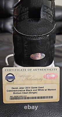 Derek Jeter Game Used Cleat 2014 Final Season Steiner COA LIMITED EDITION RARE