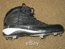 Derek Jeter Game Used Signed Jordan Cleat Steiner Ny Yankees Auto Mint Bold