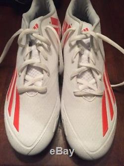 Devonte Parker Miami Dolphins Game Used Worn Cleats 2016 Sample Adidas