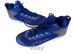 Dexter Fowler Chicago Cubs Game Used Worn Signed Nike Cleats Shoes Lojo Holo