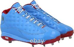 Dexter Fowler St. Louis Cardinals Signed GU Blue Cleats & Game Used 2019 Insc