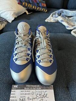 Dez Bryant Nike Jordan Super Fly 3TD Dallas Cowboys Game Issued Cleats 2014 RARE