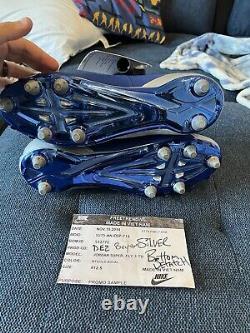 Dez Bryant Nike Jordan Super Fly 3TD Dallas Cowboys Game Issued Cleats 2014 RARE