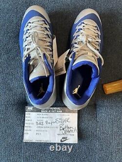 Dez Bryant Nike Jordan Super Fly 3TD Dallas Cowboys Game Issued Cleats 2014 RARE