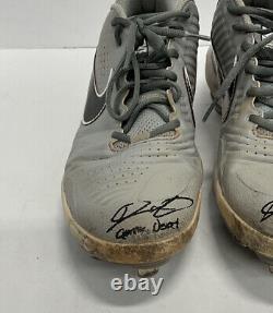 Diego Cartaya Dodgers #1 Prospect Signed Game Used Nike Cleats Bas Bh019512/13