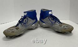 Diego Cartaya Dodgers #1 Prospect Signed Game Used Nike Cleats Bas Bh019514/15