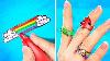 Diy Rainbow Plastic Doll Rings Different Colored Gadgets And Crafts