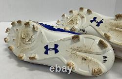 Dj Peters Dodgers Tigers Full Name Signed Game Used Cleats Psa Rg29205/04
