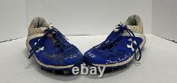 Dj Peters Dodgers Tigers Full Name Signed Game Used Cleats Psa Rg29210/11