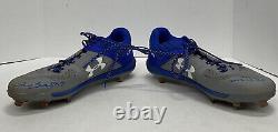 Dj Peters Dodgers Tigers Full Name Signed Game Used Cleats Psa Rg29214/15