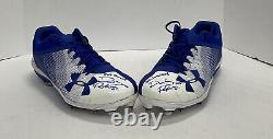 Dj Peters Dodgers Tigers Full Name Signed Game Used Cleats Psa Rg29218/19