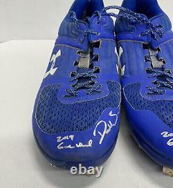 Dj Peters Dodgers Tigers Full Name Signed Game Used Cleats Psa Rg29220/21