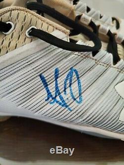 Dodgers Dustin May 2018 Game Used Autographed Signed Cleats Tulsa Drillers