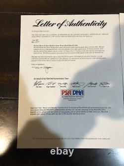 Drew Bledsoe Game Used Worn Cleats Patriots Bills WSU Autographed Signed COA PSA
