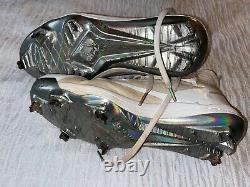 Drew Gilbert New York Mets Auto Signed 2023 Game Used Cleats Beckett Hologram