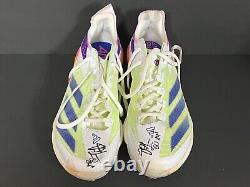 Drew Gilbert New York Mets Auto Signed 2024 Game Used Cleats Beckett Hologram