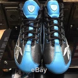 Dual Autographed Signed Steve Smith Game Used Worn Cleats Panthers VS Colts NFL