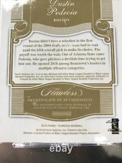 Dustin Pedroia 2018 Flawless Game Used Cleat /13