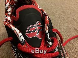 Dustin Pedroia JSA Game Used Autographed Cleats 2015 Boston Red Sox
