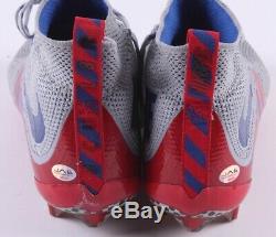Dwayne Harris Game Used & Autographed 2016 Cleats Pro Bowl Year JAG Authentic