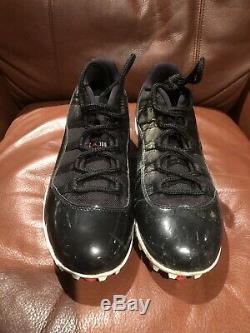 Dwayne Haskins Rookie Game Used Worn Jordan XI Player Cleats Photomatched