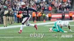 Elandon Roberts Game Used New England Patriots PE Cleats NFL Jordan Photo match