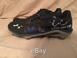 Evan Gattis Game Used Under Armour Cleats