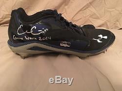 Evan Gattis Game Used Under Armour Cleats