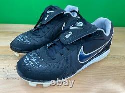 Evan Longoria Game Used and Autographed Shoes (Cleats) Mead Chasky Holo