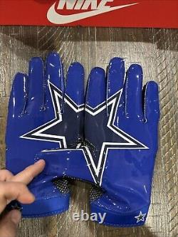 Ezekiel Elliott Dallas Cowboys NFL Game Issued Gloves Cleats Direct From Team