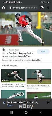 Game Used Cleats Boston Red Sox Jackie Bradley Jr Game Used 2020