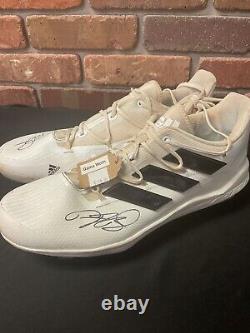 Game Used Cleats, Peyton Burdick, Autographed