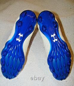 Game Used Issued New Buffalo Bills Football Spikes Cleats Daniel O'leary Size 13