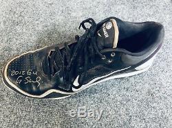 Gary Sanchez Game Used Signed Cleat New York Yankees Auto